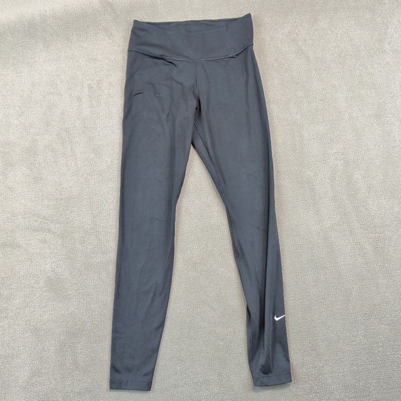 Nike Dri-FIT One Mid-Rise Leggings Womens Small Black Training Tights DD0252-010 — photo 2